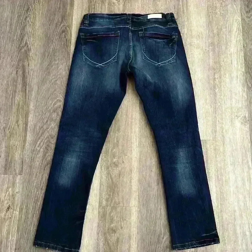 PD&C Men’s Slim Stretch dark wash jeans - Picture 2 of 7
